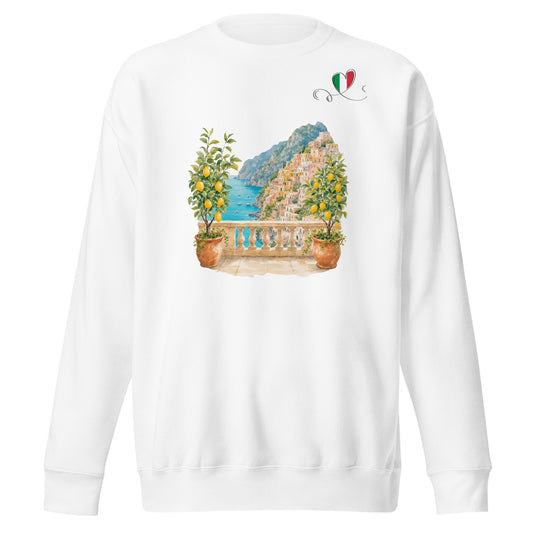Amaldfi Coast Womens' Unisex Premium Sweatshirt by Passport Outfitters