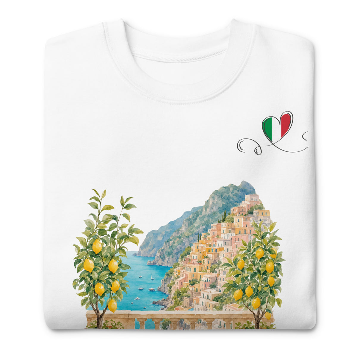 Amaldfi Coast Womens' Unisex Premium Sweatshirt by Passport Outfitters