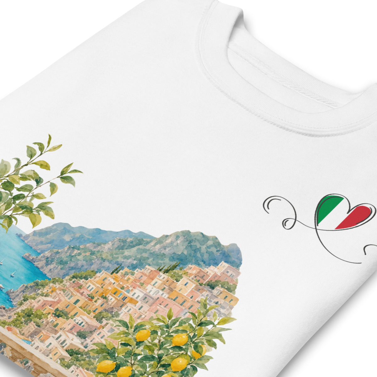 Amaldfi Coast Womens' Unisex Premium Sweatshirt by Passport Outfitters