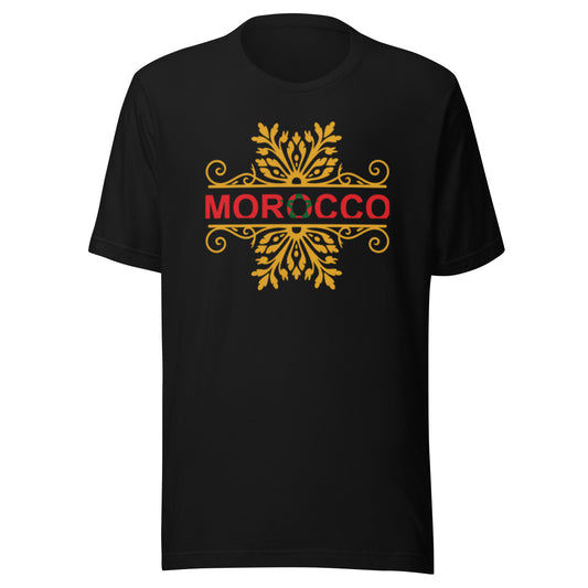 Morocco Artisan Gold Graphic Tee – Moroccan Star Heritage T-Shirt by Passport Outfitters