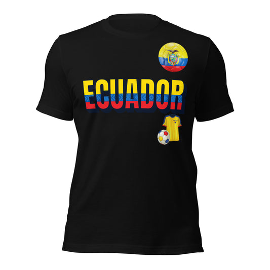 Ecuador Soccer Fan T-Shirt by Passport Outfitters