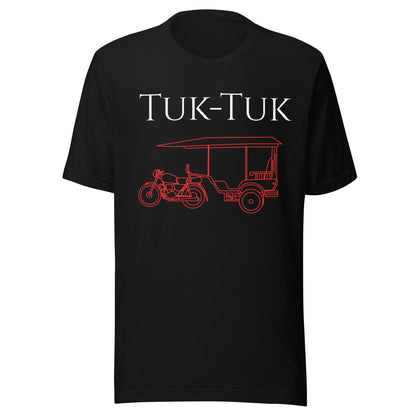 Tuk-Tuk Vintage Line Art T-Shirt by Passport Outfitters