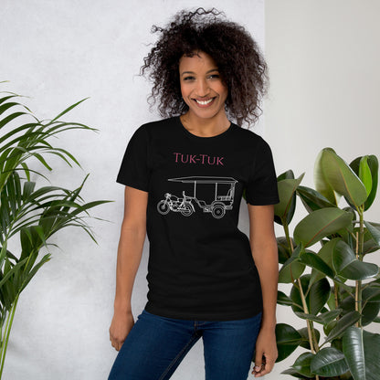 Tuk-Tuk Travel Tee – Crimson & White Edition by Passport Outfitters by Passport Outfitters