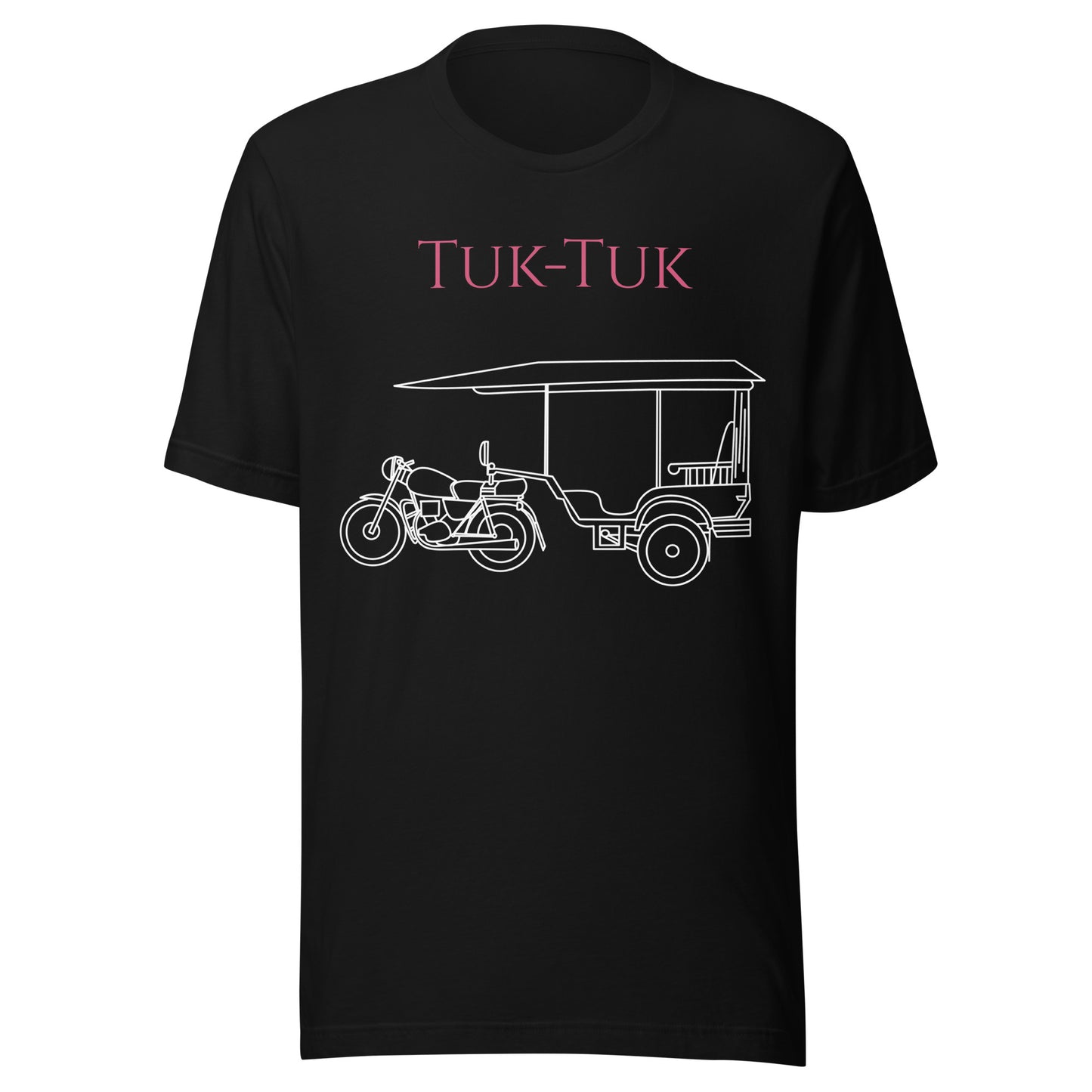 Tuk-Tuk Travel Tee – Crimson & White Edition by Passport Outfitters by Passport Outfitters