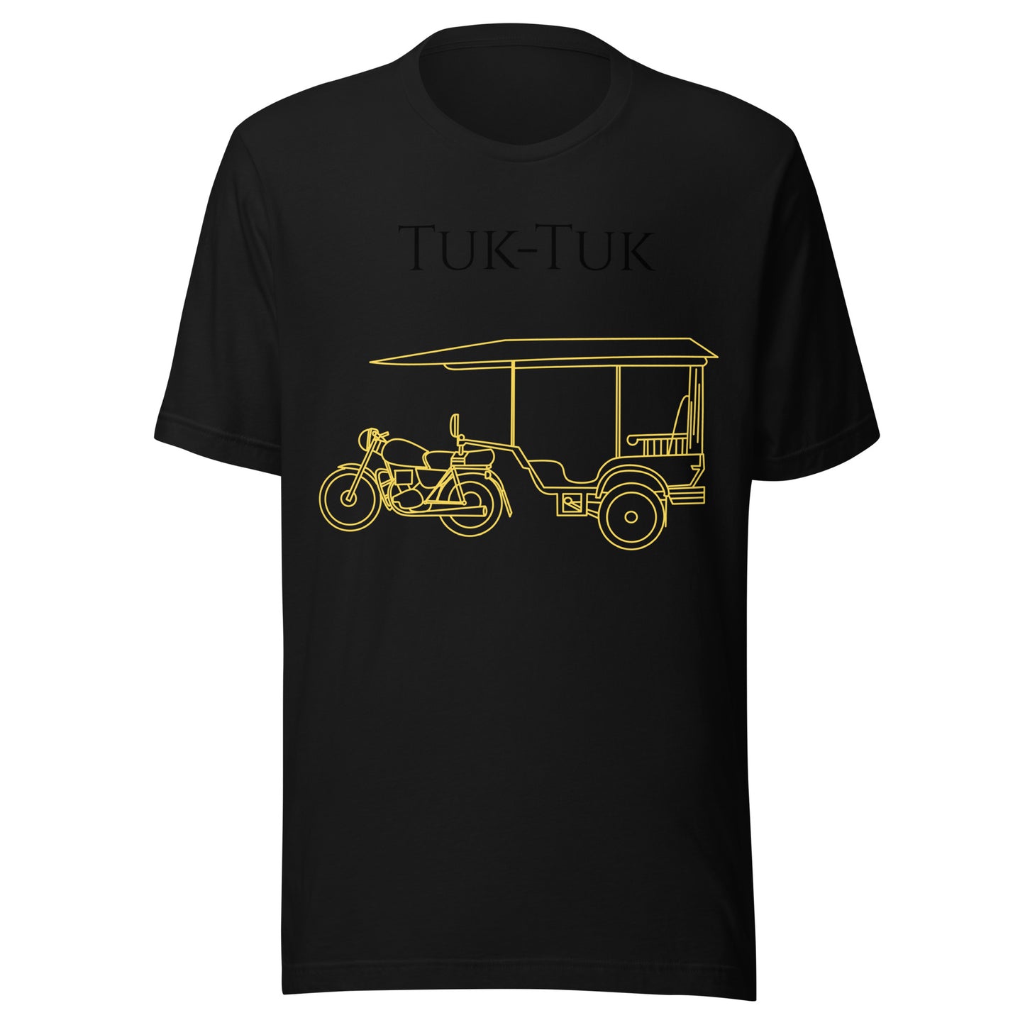 Tuk-Tuk Travel Tee – Heritage Black & Gold Edition by Passport Outfitters by Passport Outfitters