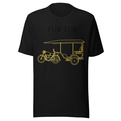Tuk-Tuk Travel Tee – Heritage Black & Gold Edition by Passport Outfitters by Passport Outfitters