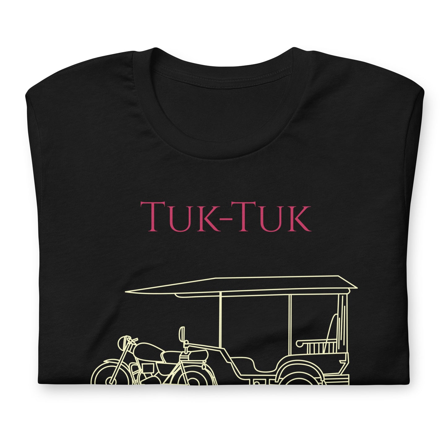 Tuk-Tuk Travel Tee – Crimson & Cream Edition by Passport Outfitters by Passport Outfitters