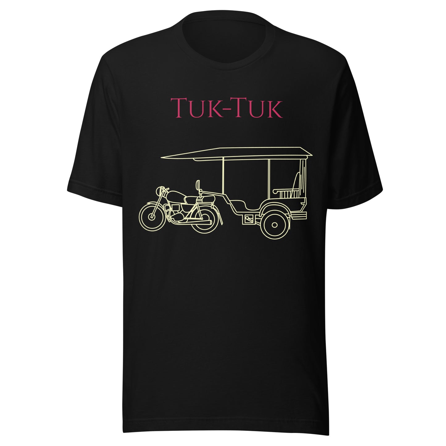 Tuk-Tuk Travel Tee – Crimson & Cream Edition by Passport Outfitters by Passport Outfitters