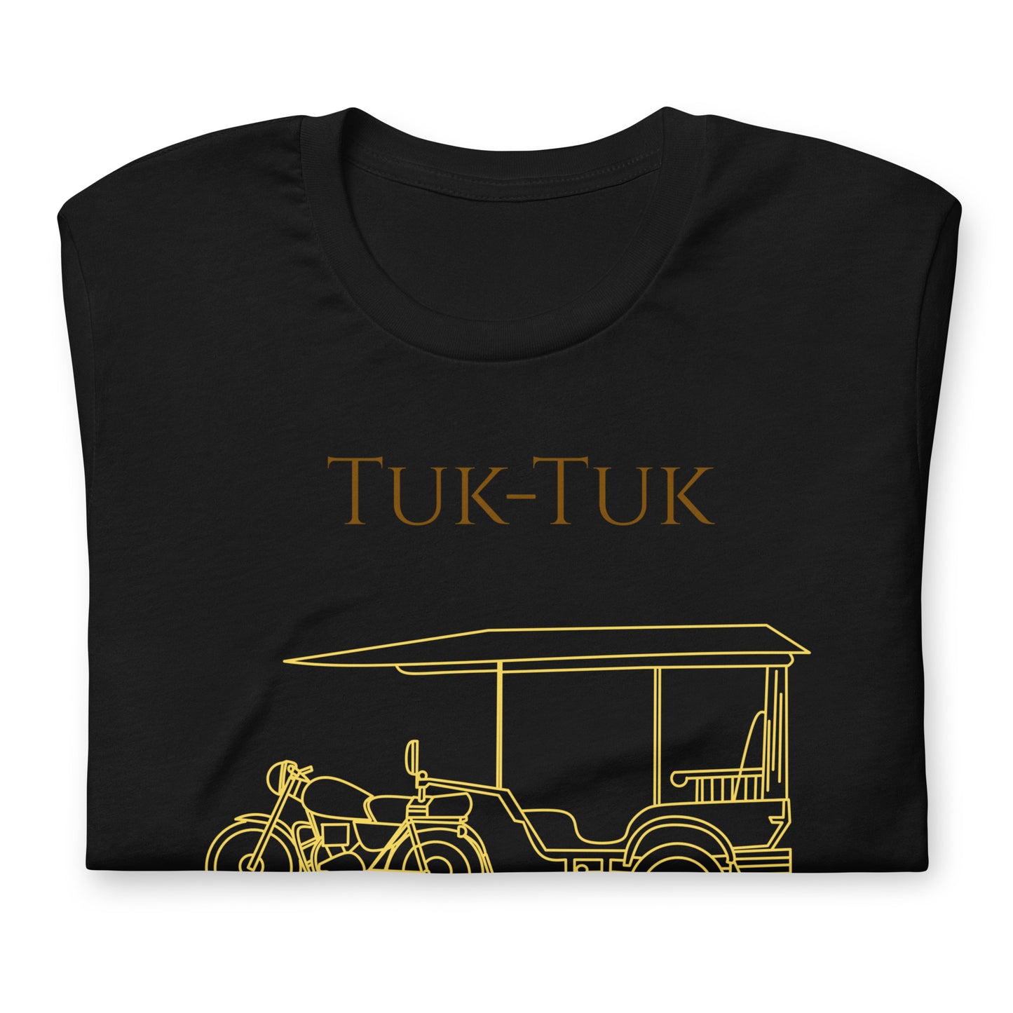 Tuk-Tuk Travel Tee – Charcoal & Gilded Gold Edition by Passport Outfitters by Passport Outfitters