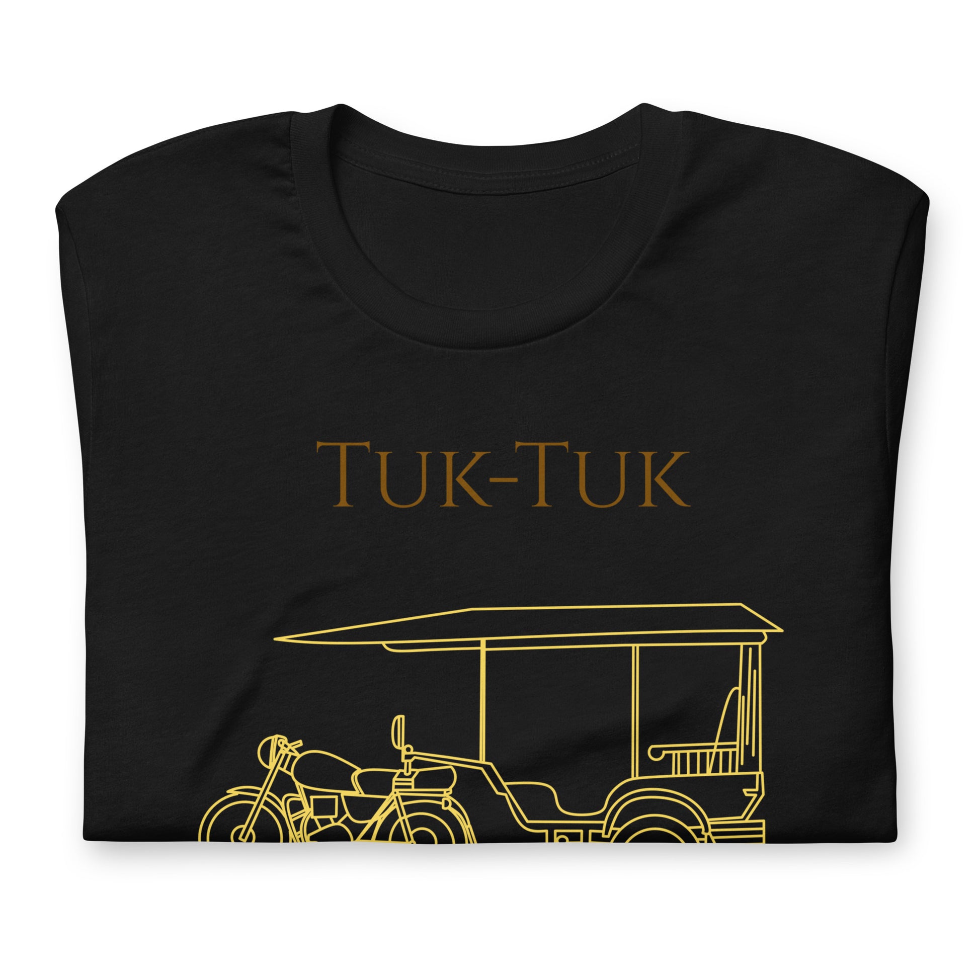 Tuk-Tuk Travel Tee – Charcoal & Gilded Gold Edition by Passport Outfitters by Passport Outfitters