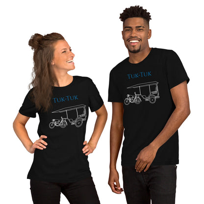 Tuk-Tuk Travel Tee – Royal Blue & White Edition by Passport Outfitters