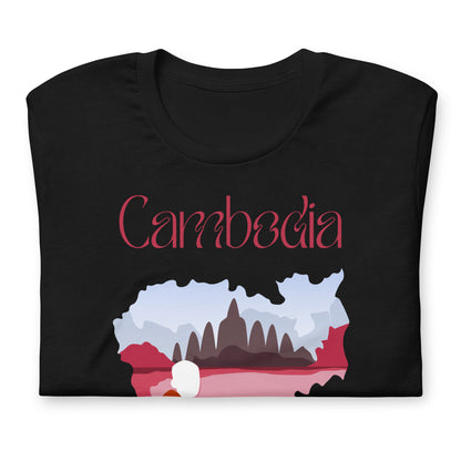 Cambodia Heritage Angkor Wat Graphic T-Shirt | Travel & Culture Tee by Passport Outfitters