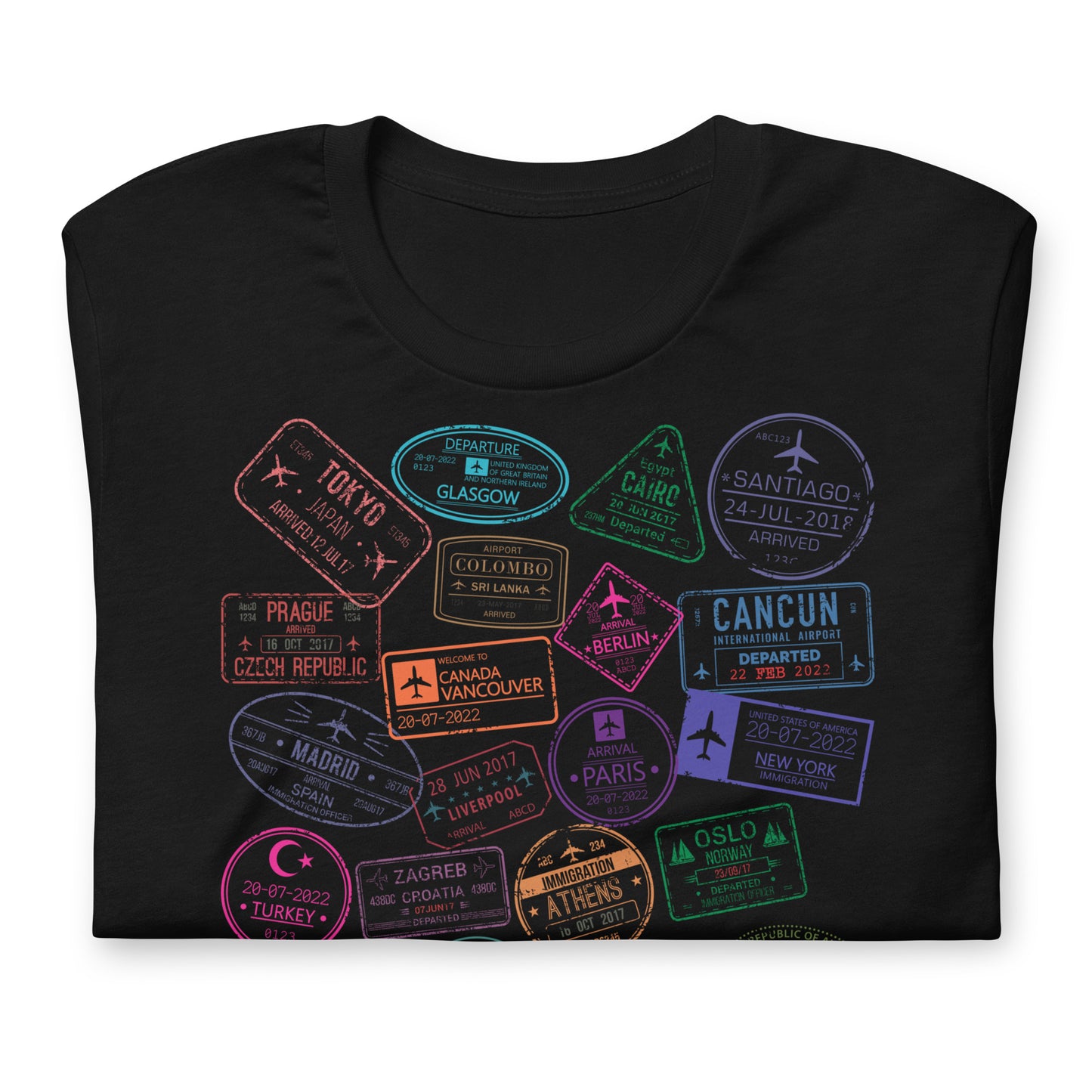 Global Passport Stamps Graphic T-Shirt Series | Travel & Wanderlust Tee by Passport Outfitters