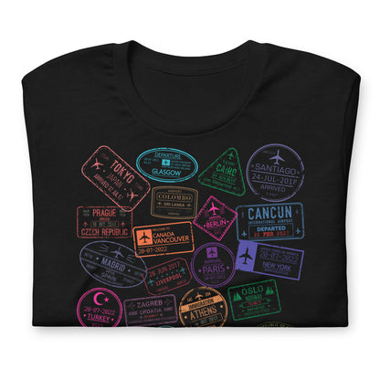 Global Passport Stamps Graphic T-Shirt Series | Travel & Wanderlust Tee by Passport Outfitters