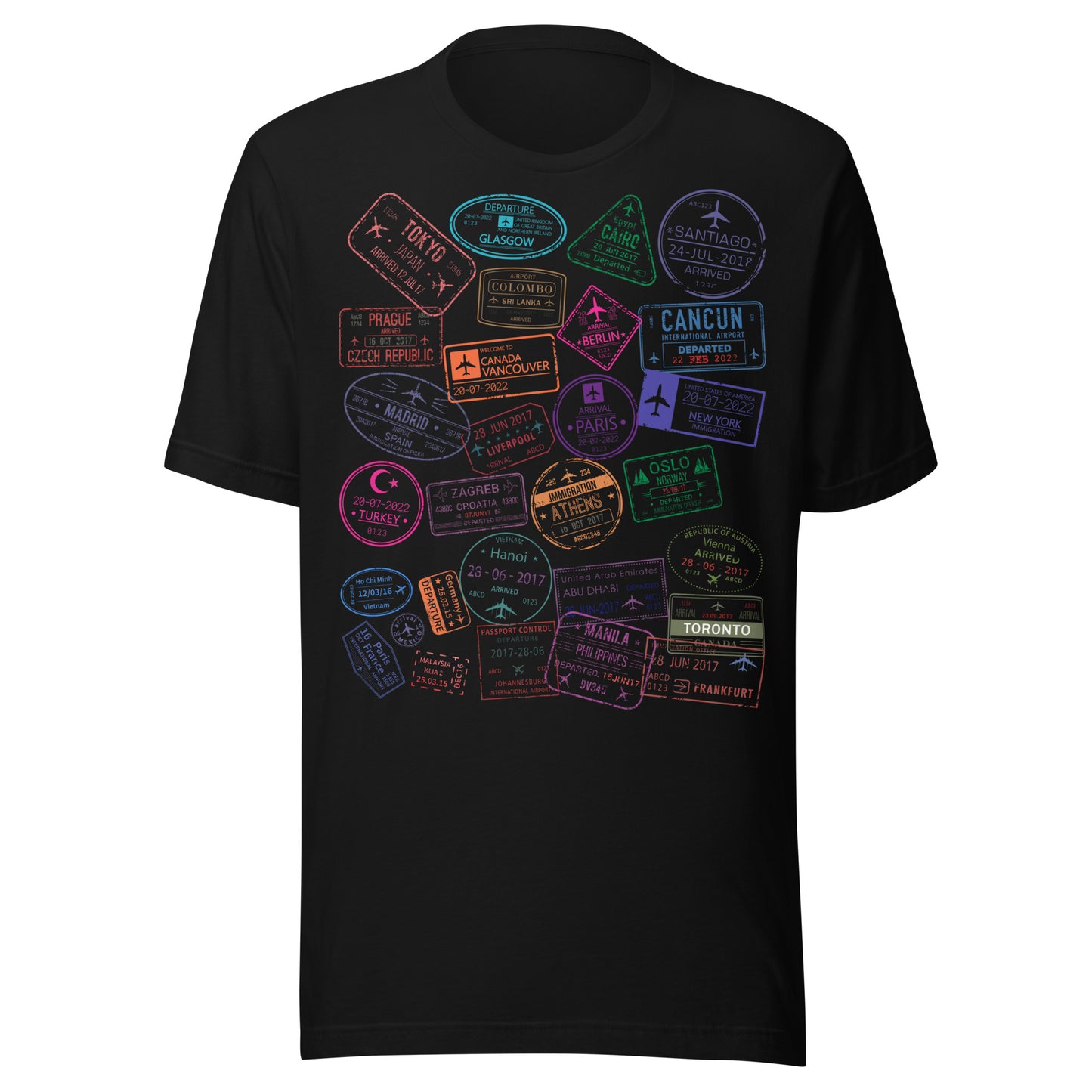 Global Passport Stamps Graphic T-Shirt Series | Travel & Wanderlust Tee by Passport Outfitters