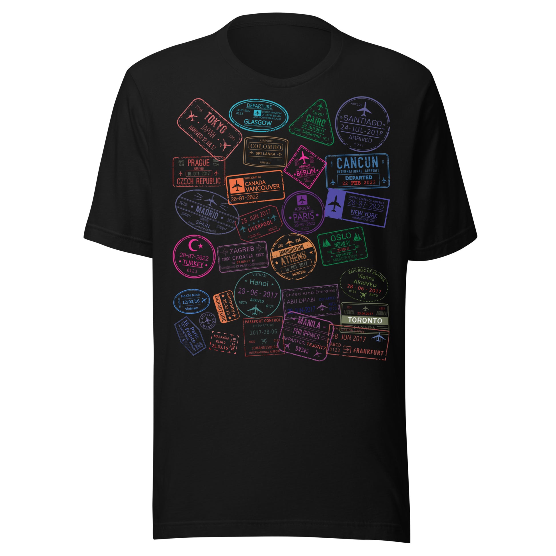 Global Passport Stamps Graphic T-Shirt Series | Travel & Wanderlust Tee by Passport Outfitters