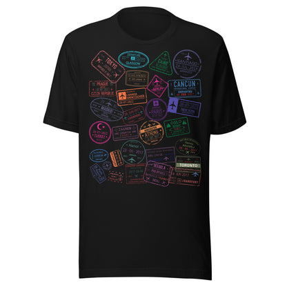 Global Passport Stamps Graphic T-Shirt Series | Travel & Wanderlust Tee by Passport Outfitters