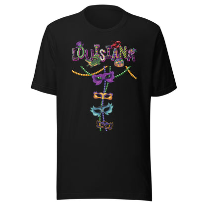 Louisiana Mardi Gras Unisex t-shirt by Passport Outfitters