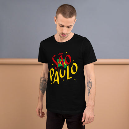 São Paulo Brasil T-Shirt | Brazilian Flag Travel Graphic Tee by Passport Outfitters