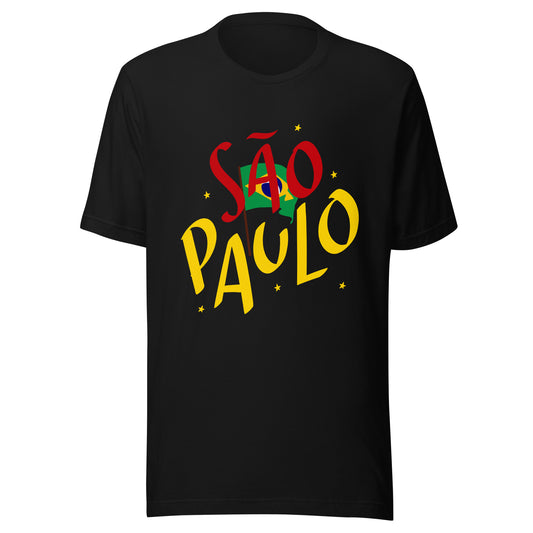 São Paulo Brasil T-Shirt | Brazilian Flag Travel Graphic Tee by Passport Outfitters