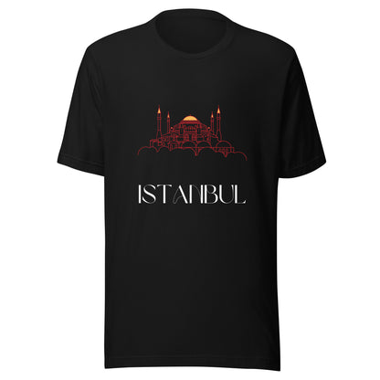 Istanbul Graphic T-Shirt | Hagia Sophia Skyline Travel Tee by Passport Outfitters