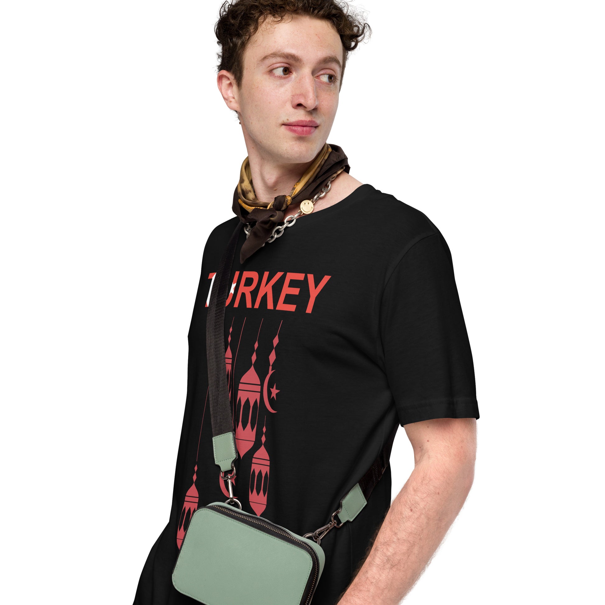 Turkey Ramadan Lantern Graphic T-Shirt | Crescent & Star Tee by Passport Outfitters