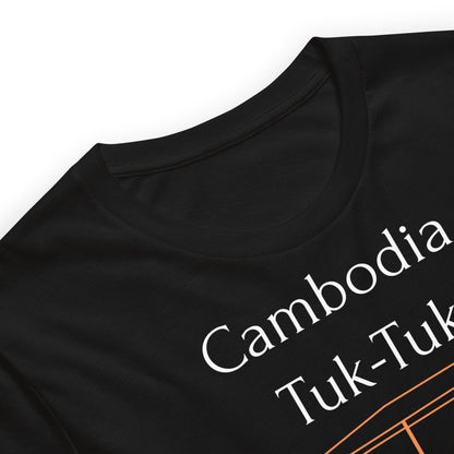 Cambodia Tuk-Tuk Graphic T-Shirt - Sunset Orange by Passport Outfitters