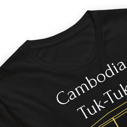 Cambodia Tuk-Tuk Graphic T-Shirt - Solar Yellow by Passport Outfitters