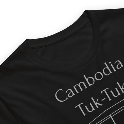 Cambodia Tuk-Tuk Graphic T-Shirt - Slate Grey by Passport Outfitters