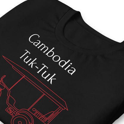 Cambodia Tuk-Tuk Graphic T-Shirt - Angkor Red by Passport Outfitters