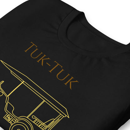 Tuk-Tuk Travel Tee – Charcoal & Gilded Gold Edition by Passport Outfitters by Passport Outfitters