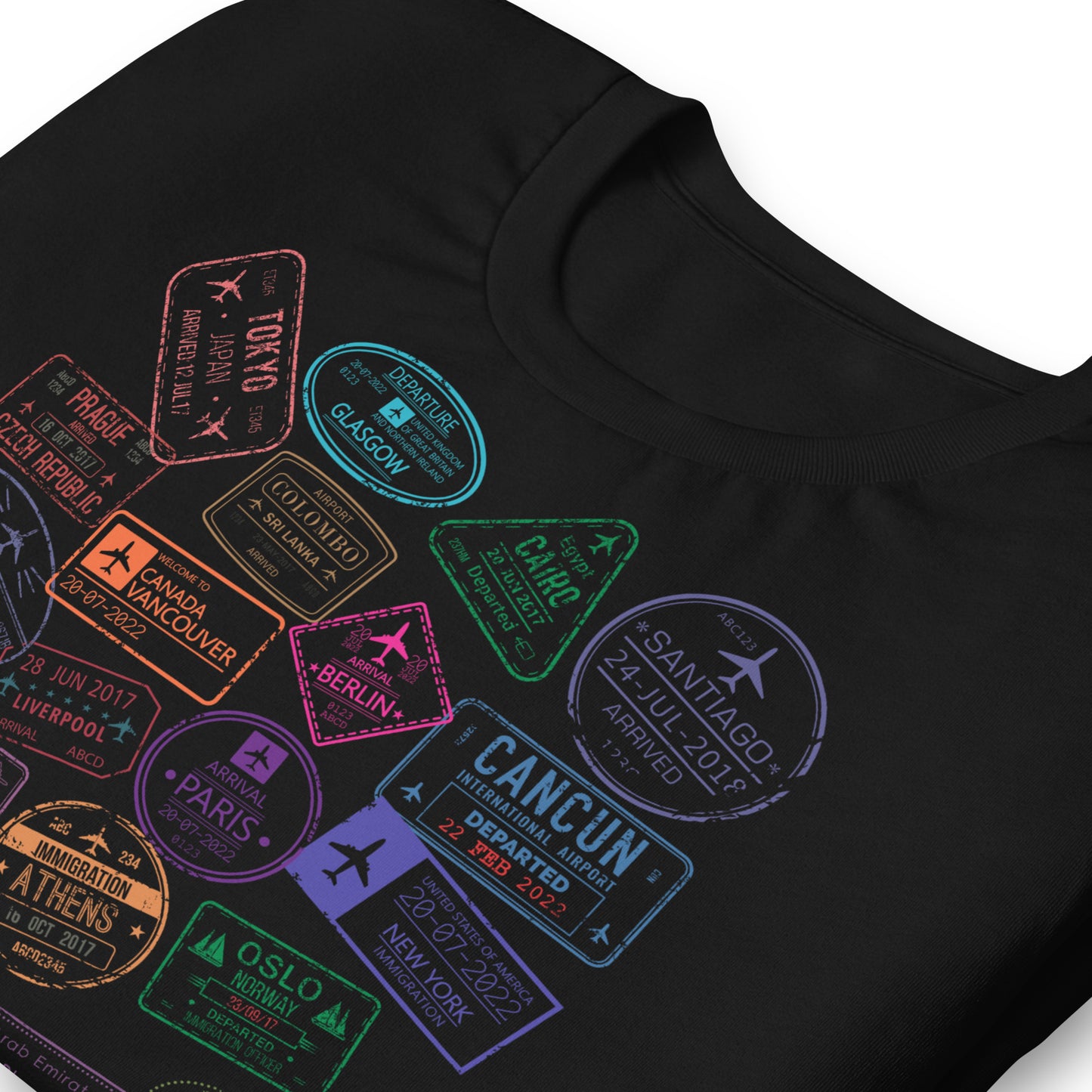 Global Passport Stamps Graphic T-Shirt Series | Travel & Wanderlust Tee by Passport Outfitters