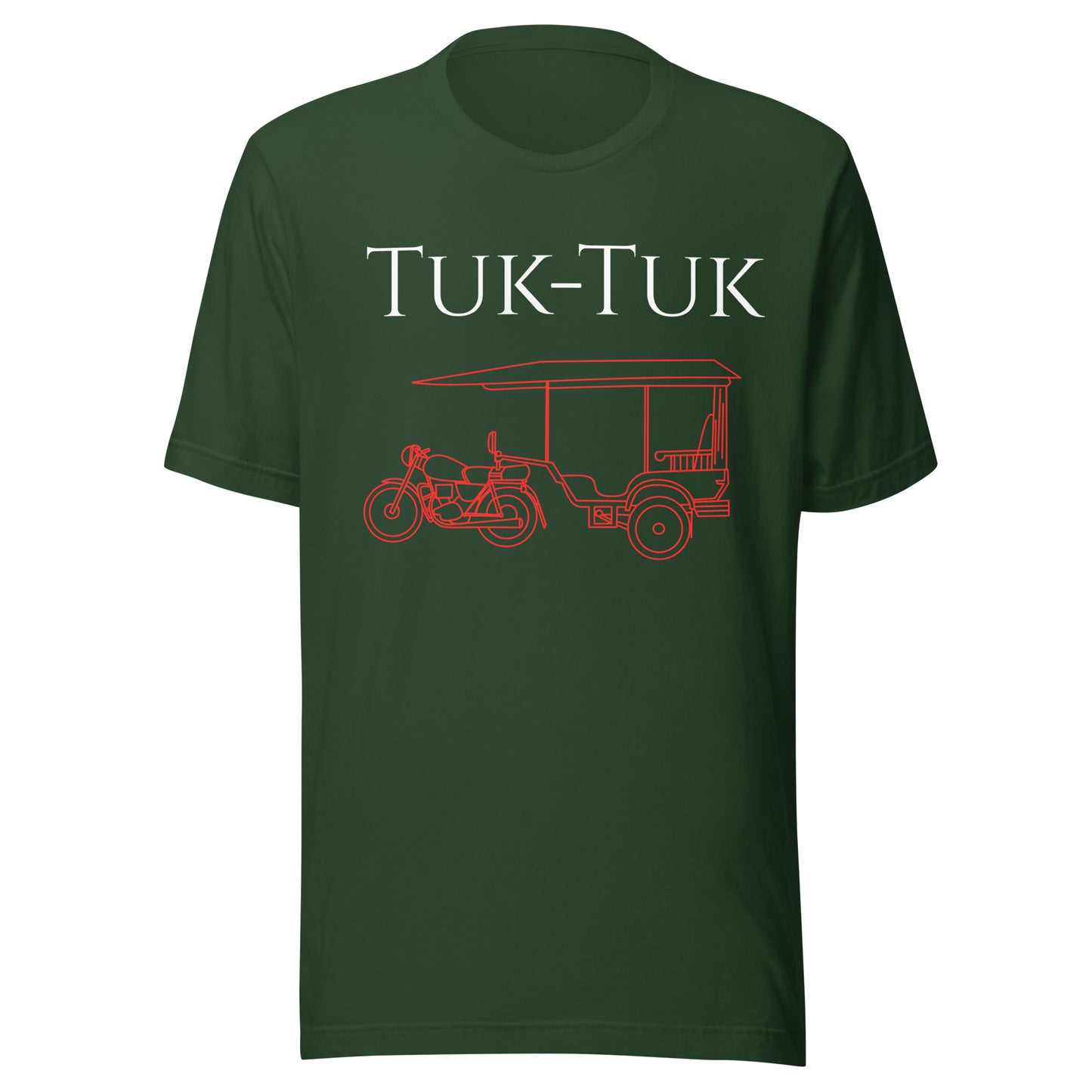 Tuk-Tuk Vintage Line Art T-Shirt by Passport Outfitters