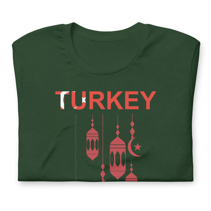 Turkey Ramadan Lantern Graphic T-Shirt | Crescent & Star Tee by Passport Outfitters