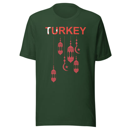 Turkey Ramadan Lantern Graphic T-Shirt | Crescent & Star Tee by Passport Outfitters