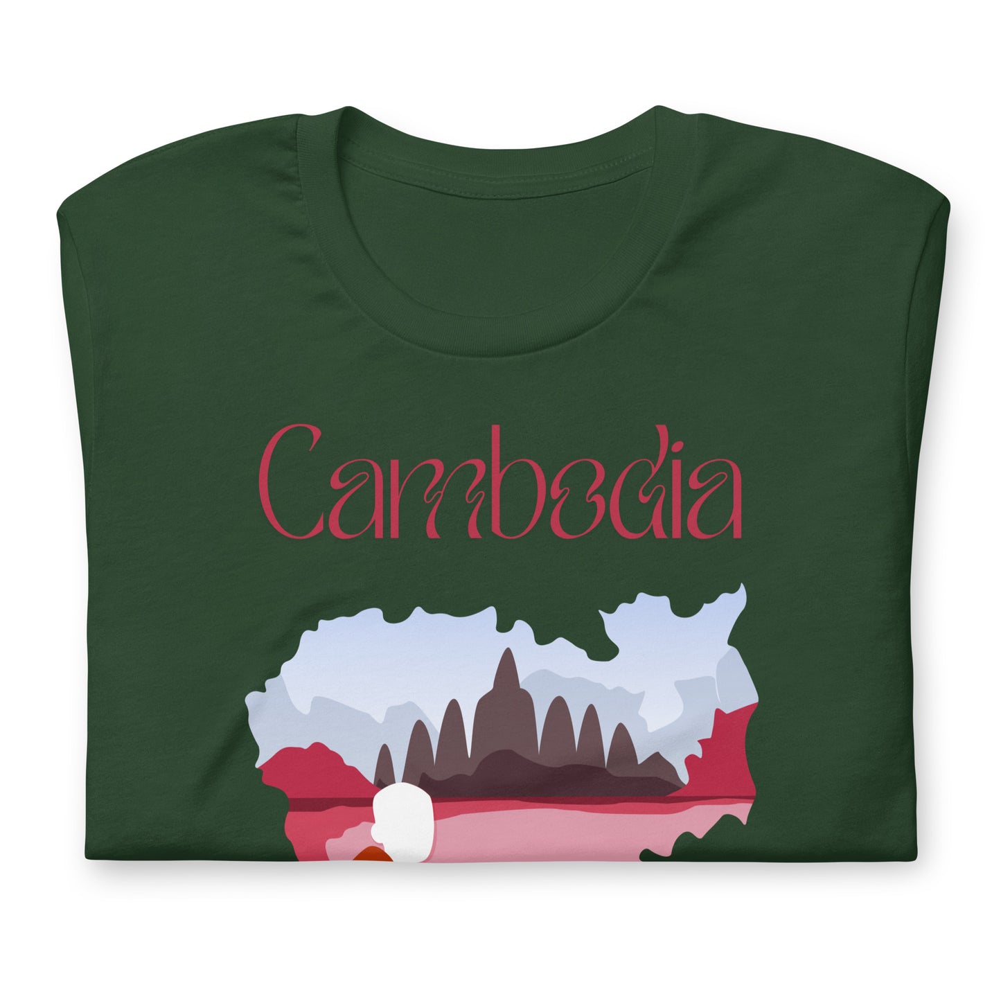 Cambodia Heritage Angkor Wat Graphic T-Shirt | Travel & Culture Tee by Passport Outfitters