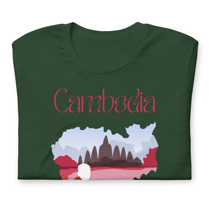 Cambodia Heritage Angkor Wat Graphic T-Shirt | Travel & Culture Tee by Passport Outfitters