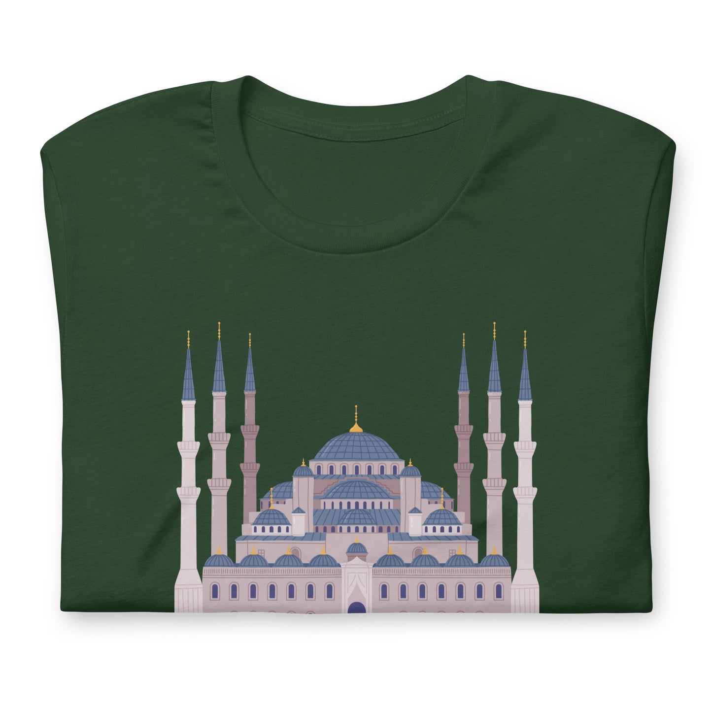 Istanbul Blue Mosque Graphic T-Shirt | Turkey Travel & Architecture Tee by Passport Outfitters