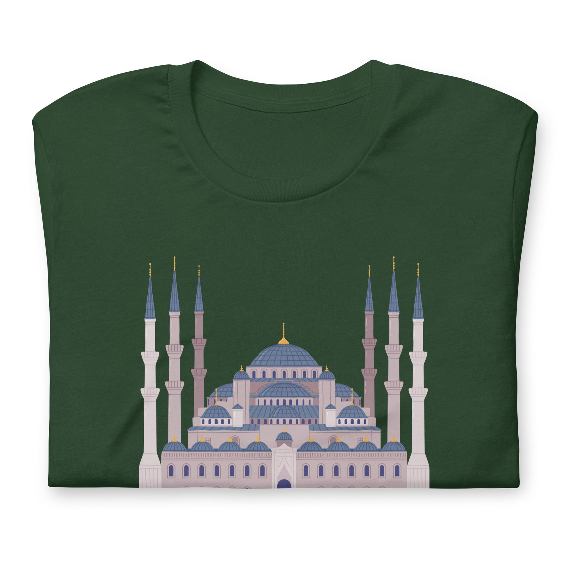 Istanbul Blue Mosque Graphic T-Shirt | Turkey Travel & Architecture Tee by Passport Outfitters