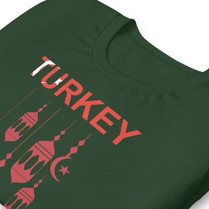 Turkey Ramadan Lantern Graphic T-Shirt | Crescent & Star Tee by Passport Outfitters