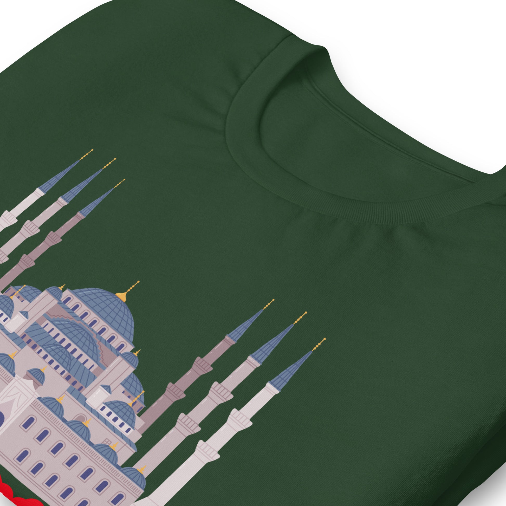Istanbul Blue Mosque Graphic T-Shirt | Turkey Travel & Architecture Tee by Passport Outfitters