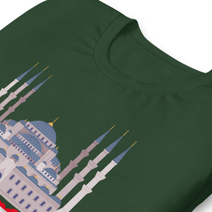 Istanbul Blue Mosque Graphic T-Shirt | Turkey Travel & Architecture Tee by Passport Outfitters