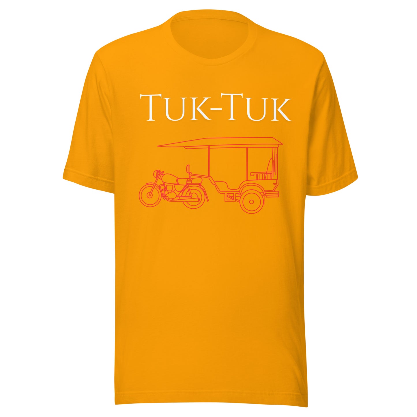 Tuk-Tuk Vintage Line Art T-Shirt by Passport Outfitters