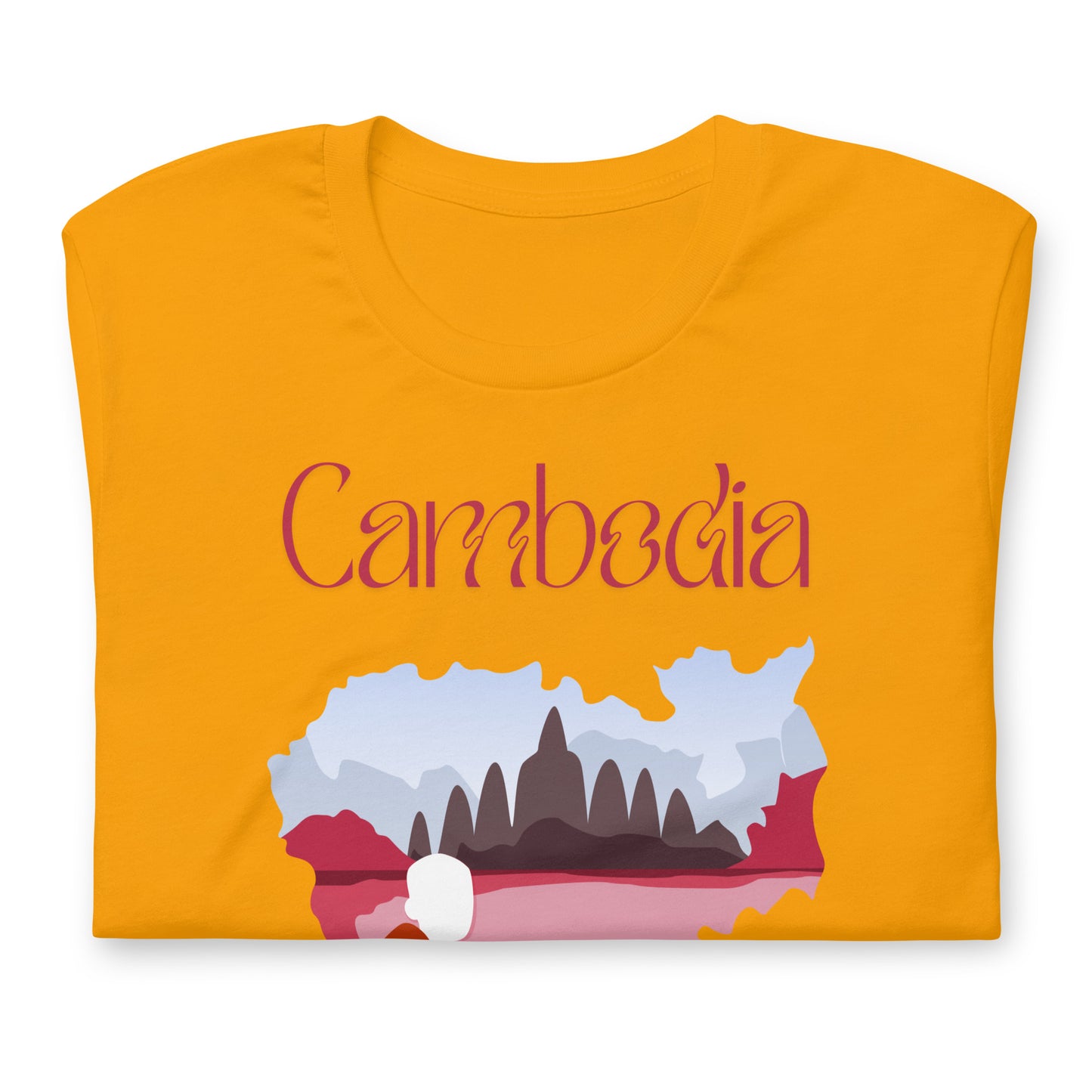 Cambodia Heritage Angkor Wat Graphic T-Shirt | Travel & Culture Tee by Passport Outfitters