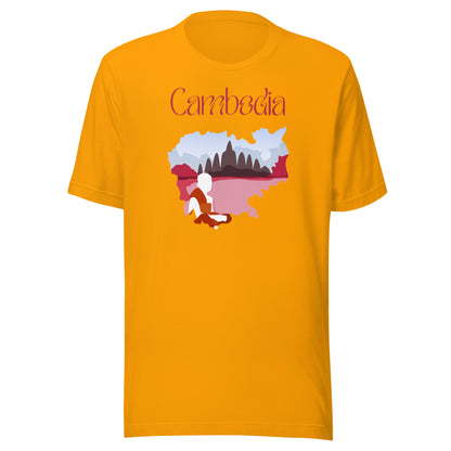 Cambodia Heritage Angkor Wat Graphic T-Shirt | Travel & Culture Tee by Passport Outfitters