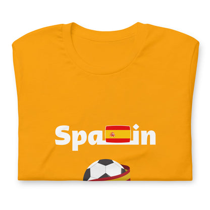 Spain Futbol Pride Unisex t-shirt by Passport Outfitters