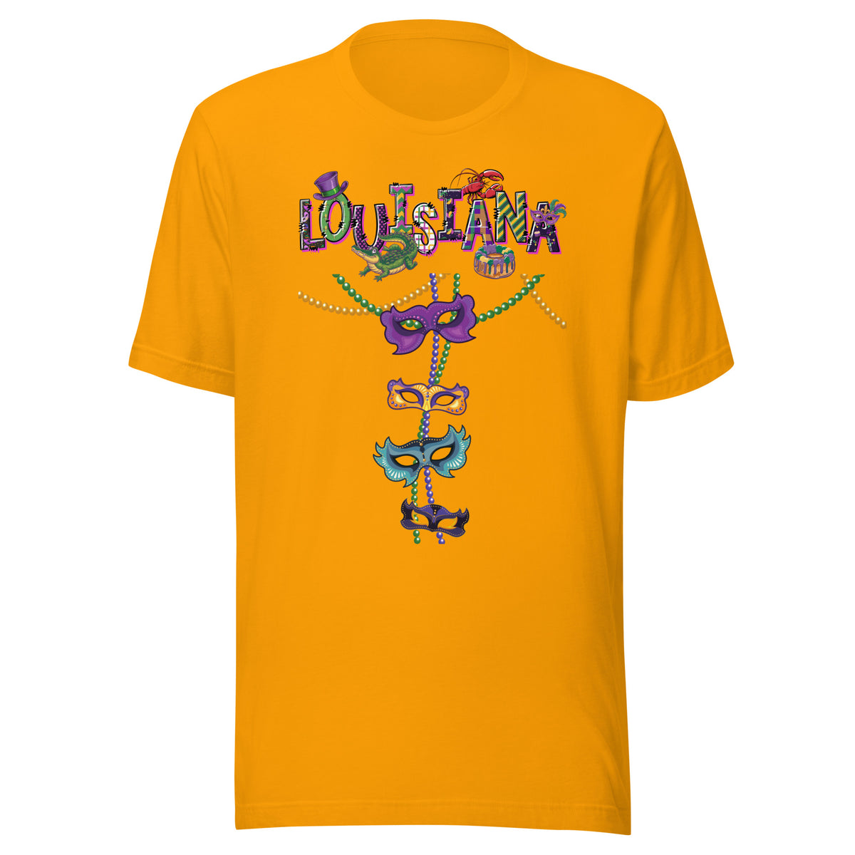 Louisiana Mardi Gras Unisex t-shirt by Passport Outfitters