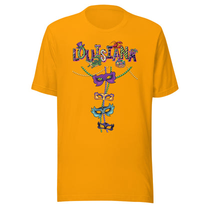 Louisiana Mardi Gras Unisex t-shirt by Passport Outfitters