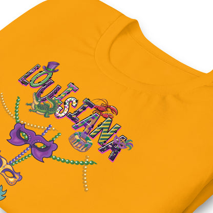 Louisiana Mardi Gras Unisex t-shirt by Passport Outfitters