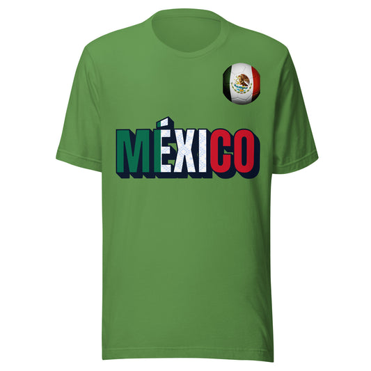 Mexico Football Fan National Pride T-Shirt by Passport Outfitters
